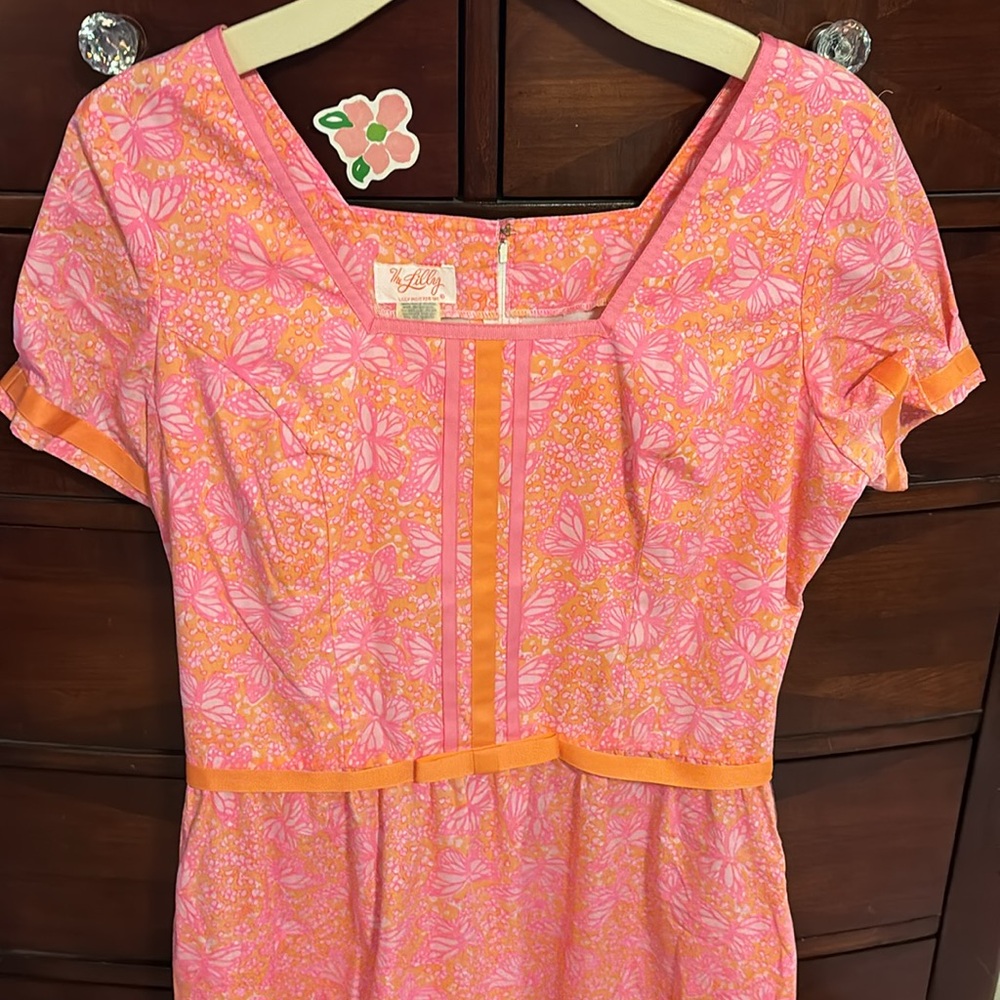 Lilly Pulitzer Vintage “The Lilly” Floral Print Maxi Dress